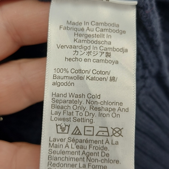 J.Crew Cable-knit puff-sleeve crewneck sweater Size Medium Cotton - Picture 6 of 9